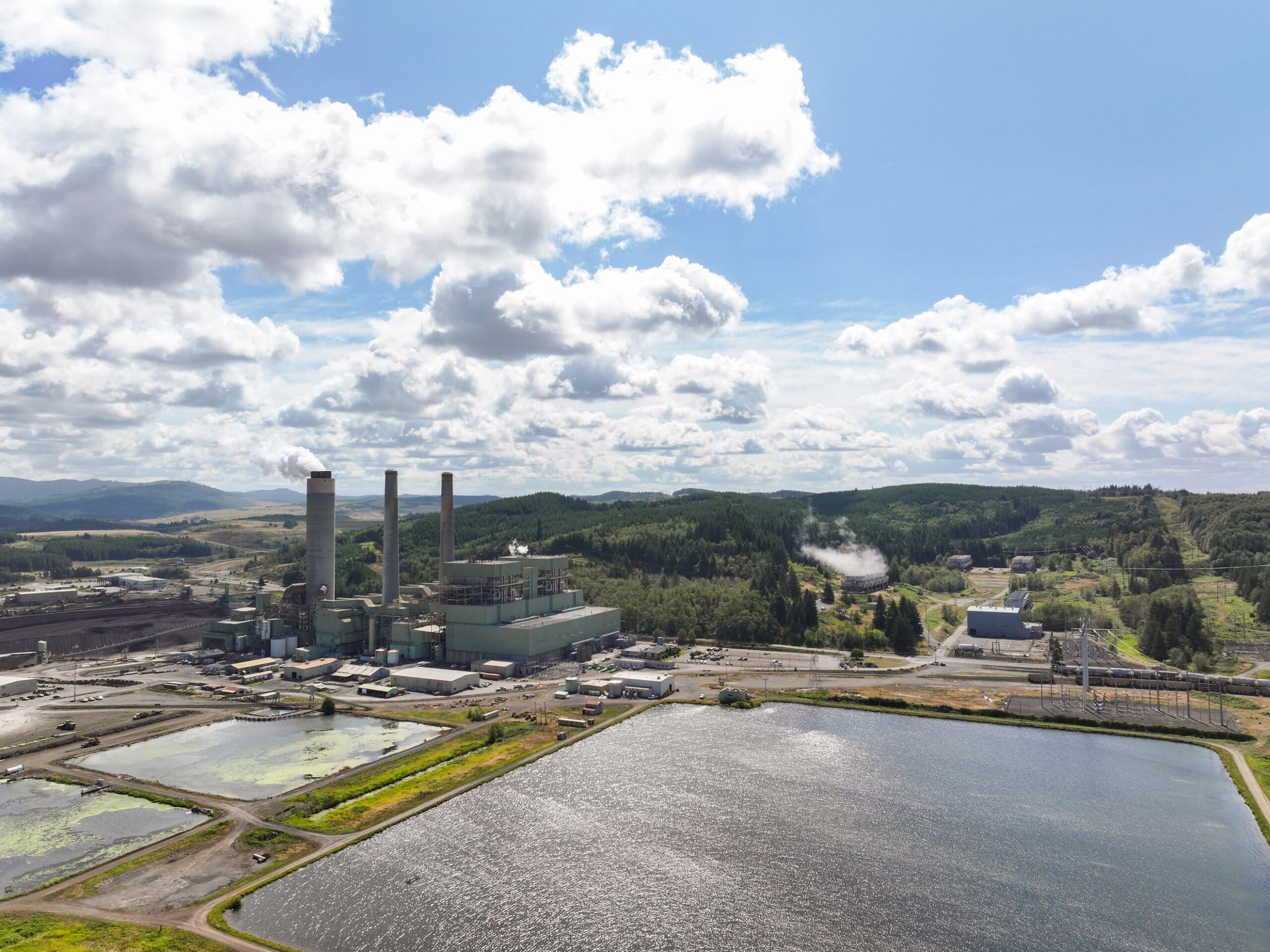An overhead image of the Centralia coal to gas facility in Washington State